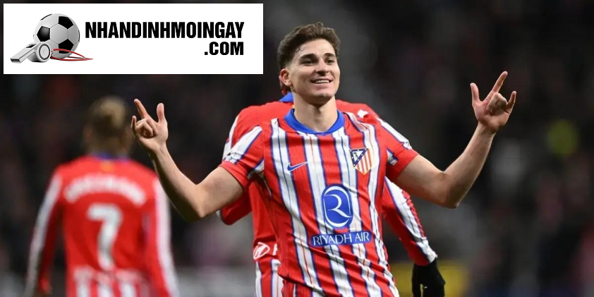 Julián Alvarez tiếp tục phong độ chói sáng tại Atletico Madrid (Ảnh: Getty).