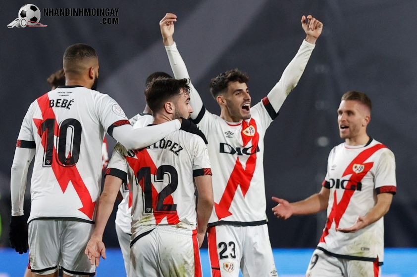 Rayo Vallecano đang có phong độ ấn tượng khi bất bại 5 trận liên tiếp gần đây