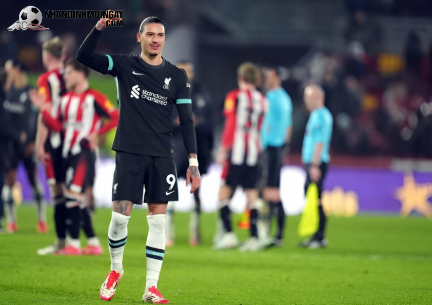 Nunez lập cú đúp giúp Liverpool giành trọn 3 điểm trước Brentford.