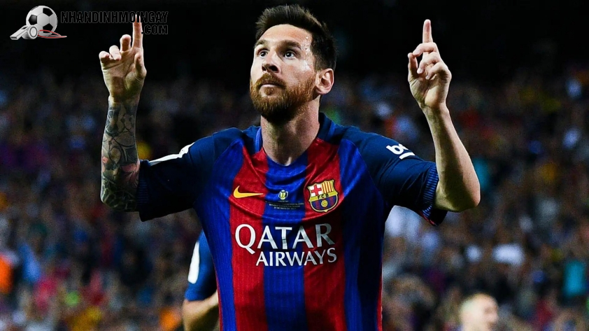 Messi vụt sáng trở thành một ngôi sao trong màu áo Barcelona. Ảnh: Getty