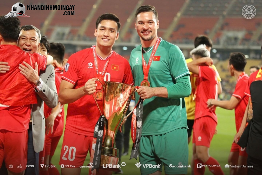 Bùi Hoàng Việt Anh có ít cơ hội ra sân ở AFF Cup 2024