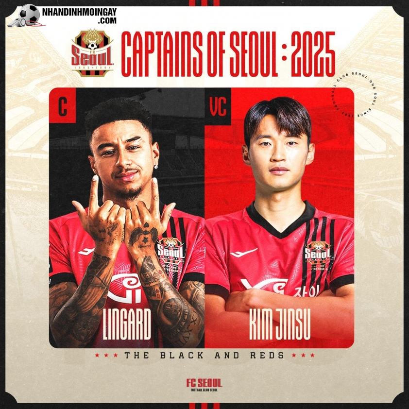 Jesse Lingard được bầu làm đội trưởng của FC Seoul. (Ảnh: CLB)