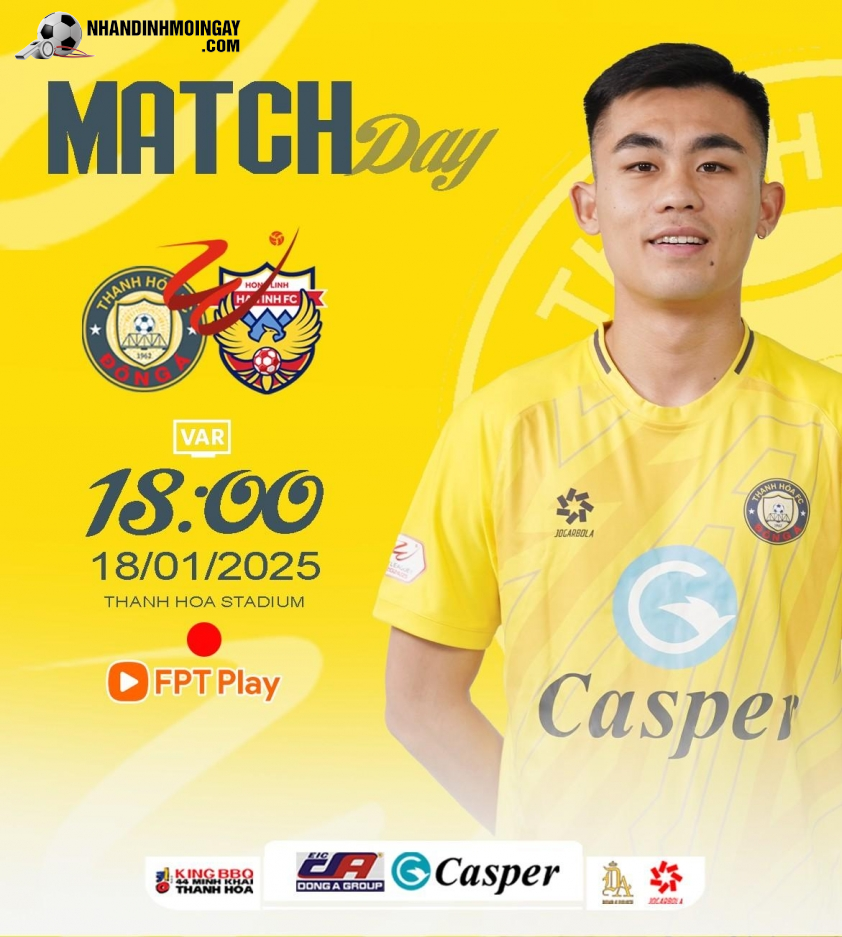 Trực tiếp Thanh Hóa vs Hà Tĩnh, 18h00 hôm nay 18/1