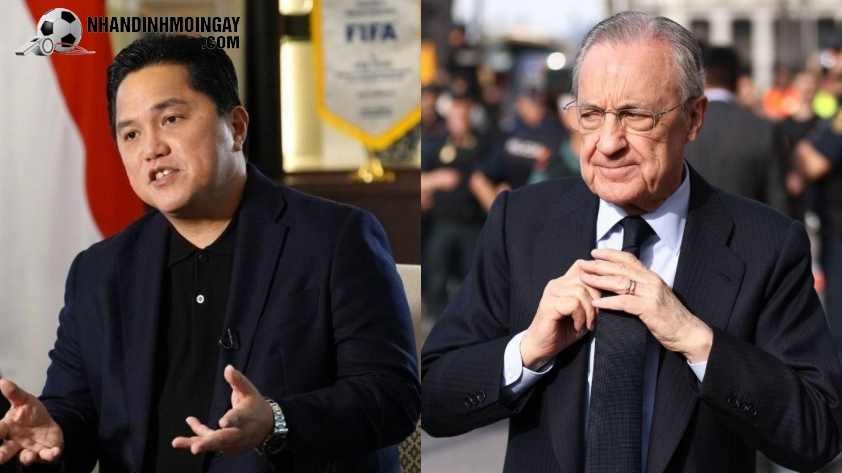 Chủ tịch PSSI Thohir được so sánh với Chủ tịch Real Madrid - Florentino Perez.