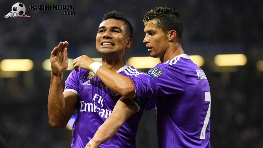 Casemiro có thể thi đấu cùng Ronaldo tại Al Nassr (Ảnh: Getty).