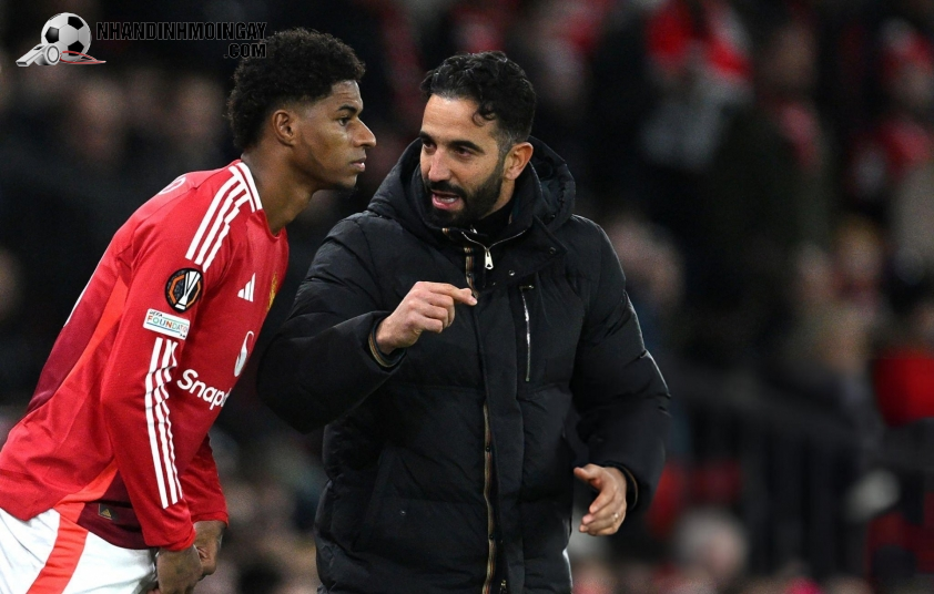 Amorim thừa nhận không rõ tương lai của Rashford tại Man Utd. Ảnh: Getty