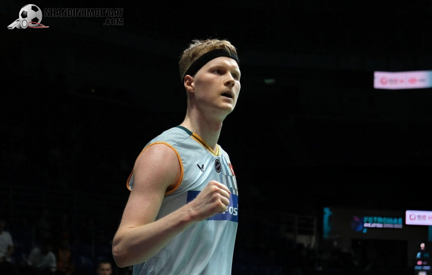 Anders Antonsen có cơ hội lớn bảo vệ chức vô địch