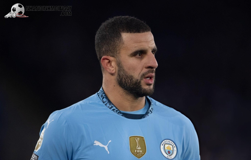 Kyle Walker có thể chuyển tới thi đấu tại AC Milan. Ảnh: Getty