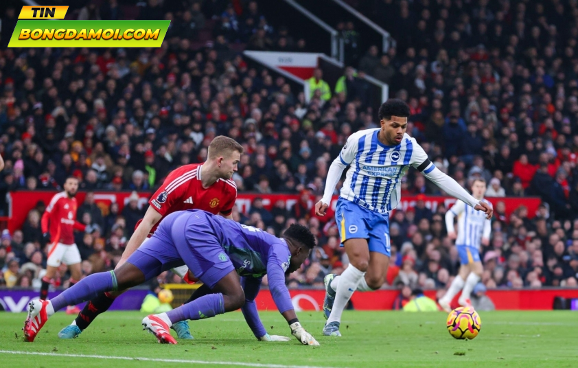 Man Utd nhận thất bại bạc nhược trước Brighton. Ảnh: Getty