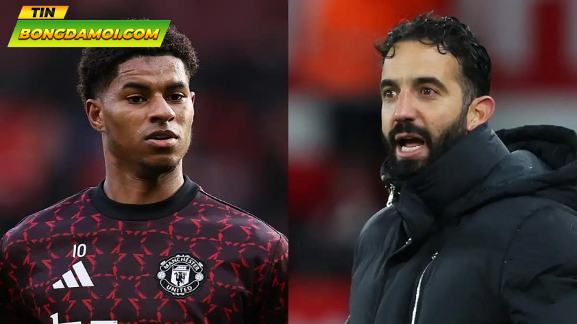 Amorim tuyên bố Rashford sẽ không ra sân cho MU trong thời gian tới (Ảnh: GOAL).