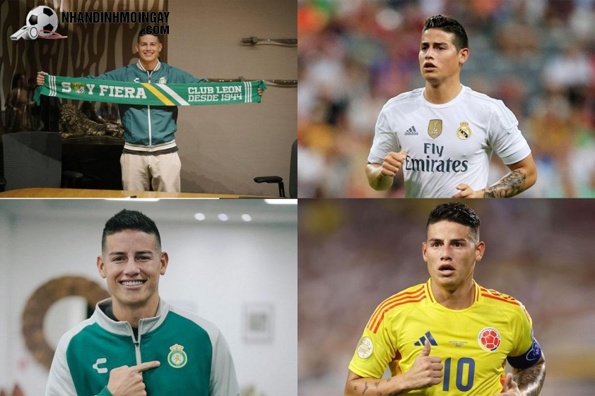 James Rodríguez từng là ngôi sao của Real Madrid.