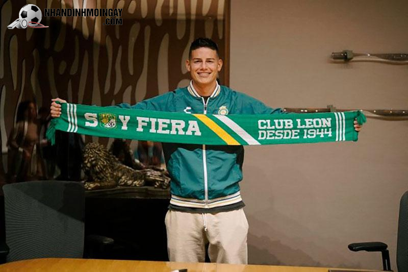 James Rodríguez gia nhập Club León.