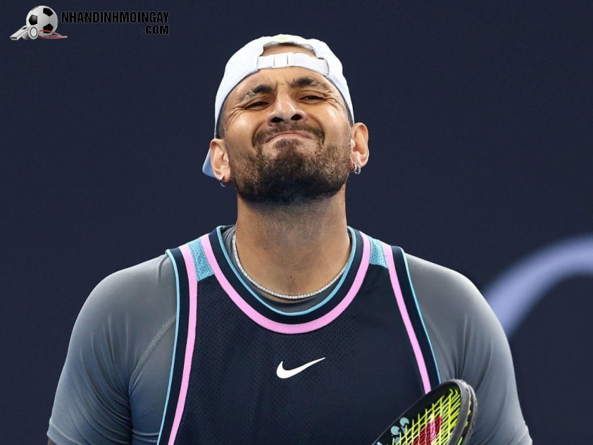 Nick Kyrgios gặp vấn đề về cơ bụng trước thềm Australian Open 2025 (Ảnh: Getty)