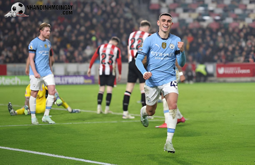 Foden lập cú đúp những Man City vẫn mất điểm thất vọng (Ảnh: Getty).