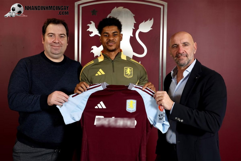 Rashford sang Aston Villa