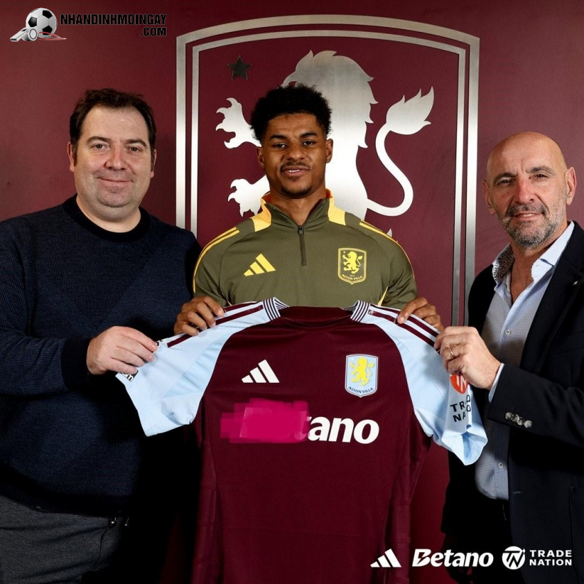 Rashford gia nhập Aston Villa (Ảnh: Getty).